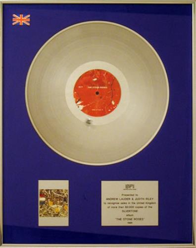 The Stone Roses The Stone Roses award disc UK STOAWTH376797