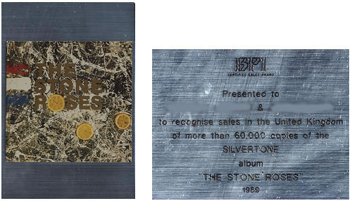 The Stone Roses The Stone Roses award disc UK STOAWTH376797