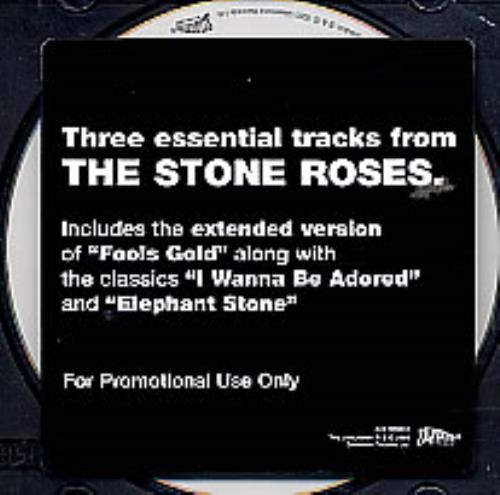 The Stone Roses Three Essential Fracks From The Stone Roses CD single (CD5 / 5") US STOC5TH255405