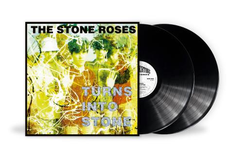The Stone Roses Turns Into Stone - Black Vinyl - Sealed 2-LP vinyl record set (Double LP Album) UK STO2LTU873329