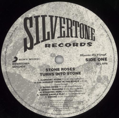 The Stone Roses Turns Into Stone - Remastered 180 Gram vinyl LP album (LP record) UK STOLPTU855526