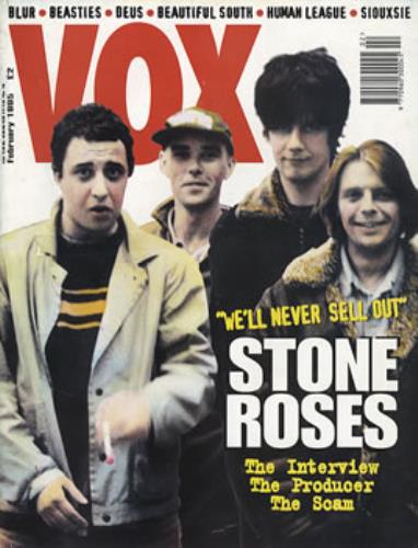 The Stone Roses Vox Issue #53 magazine UK STOMAVO281545