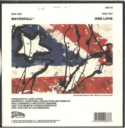 The Stone Roses Waterfall - WOS 7" vinyl single (7 inch record / 45) UK STO07WA740671