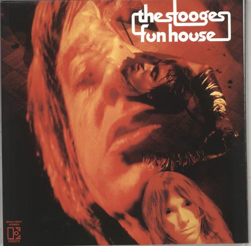 The Stooges Fun House - Orange & Blue Vinyl vinyl LP album (LP record) UK TSGLPFU707124