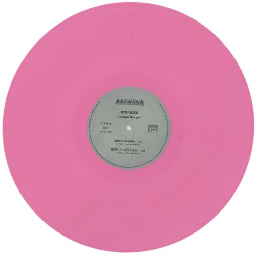 The Stooges Gimme Danger - Pink Vinyl 12" vinyl single (12 inch record / Maxi-single) French TSG12GI867419
