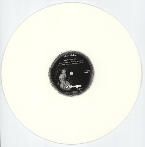 The Stooges Heavy Liquid - White Vinyl 2-LP vinyl record set (Double LP Album) UK TSG2LHE866279