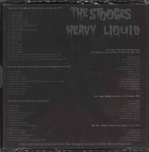 The Stooges Heavy Liquid 6-CD album set UK TSG6CHE325823