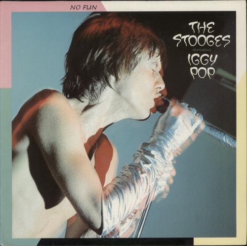 The Stooges No Fun - Red Label vinyl LP album (LP record) German TSGLPNO868897