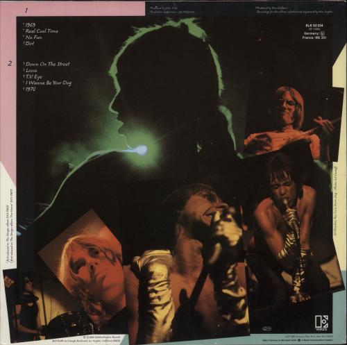 The Stooges No Fun - Red Label vinyl LP album (LP record) German TSGLPNO868897