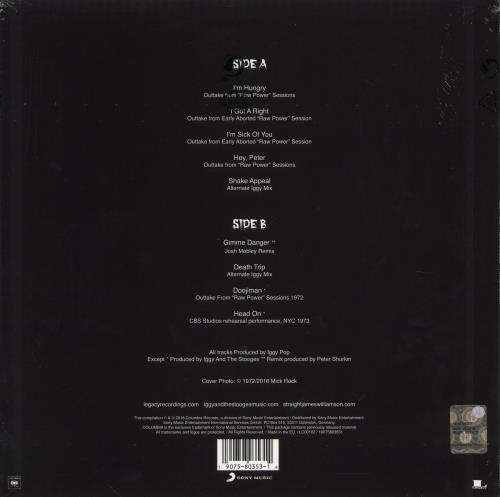 The Stooges Rare Power - RSD BF18 vinyl LP album (LP record) UK TSGLPRA776789