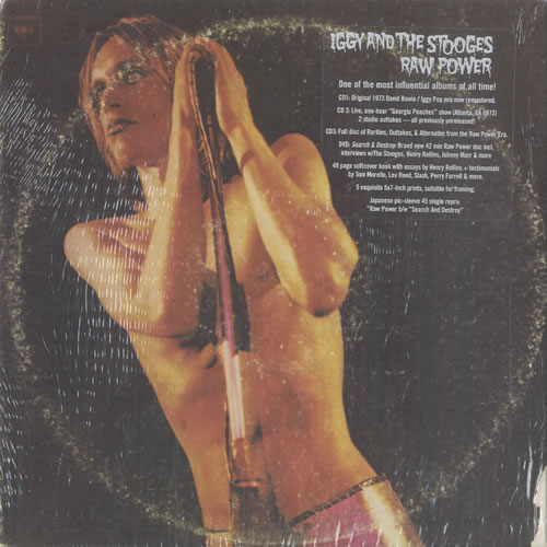 The Stooges Raw Power - Deluxe Edition - Sealed 3-disc CD/DVD Set US TSG3DRA507033