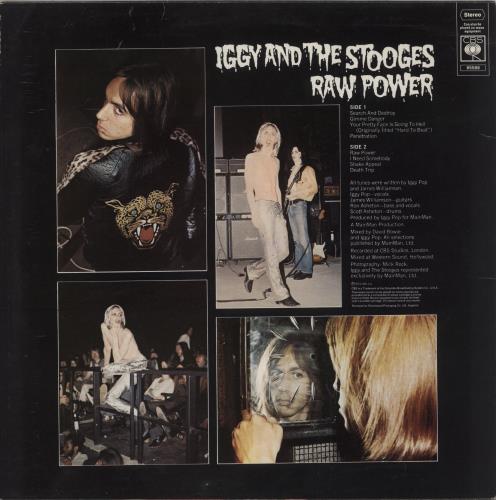 The Stooges Raw Power - EX vinyl LP album (LP record) UK TSGLPRA606605