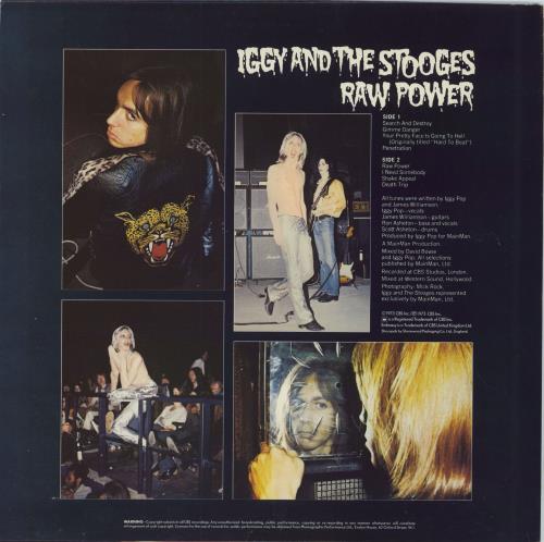 The Stooges Raw Power - gold price sticker vinyl LP album (LP record) UK TSGLPRA789079