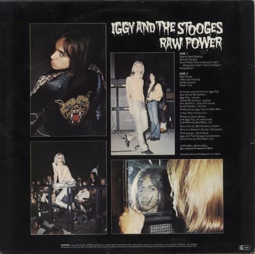 The Stooges Raw Power - Red Label vinyl LP album (LP record) UK TSGLPRA279991