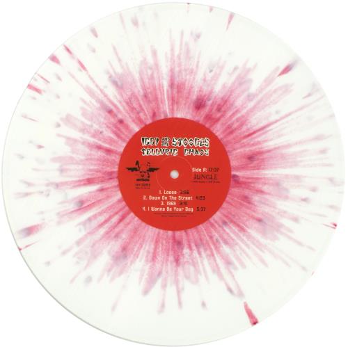 The Stooges Telluric Chaos - White & Red Splatter Vinyl - RSD16 2-LP vinyl record set (Double LP Album) US TSG2LTE664875