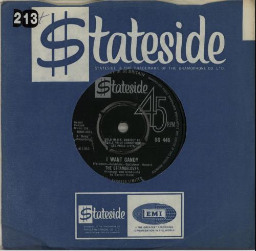 The Strangeloves I Want Candy 7" vinyl single (7 inch record / 45) UK VQP07IW646768