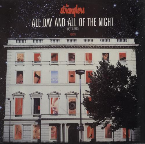 The Stranglers All Day And All Of The Night 12" vinyl single (12 inch record / Maxi-single) UK STR12AL856304