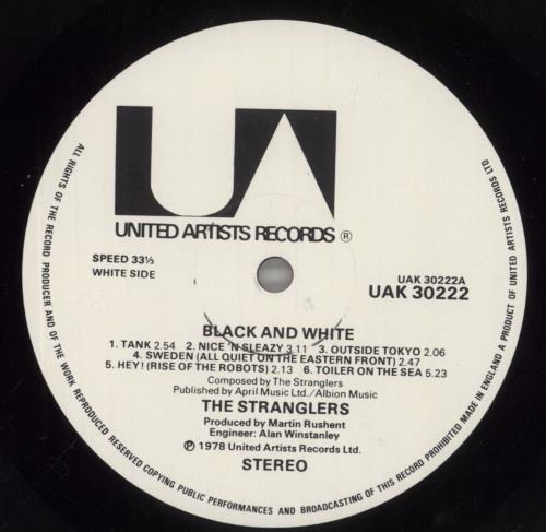 The Stranglers Black And White + Mispressed 7" - EX vinyl LP album (LP record) UK STRLPBL859076