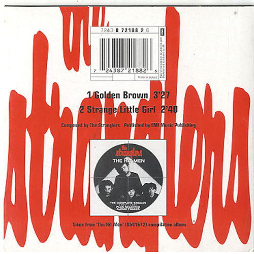 The Stranglers Golden Brown CD single (CD5 / 5") Dutch STRC5GO624782