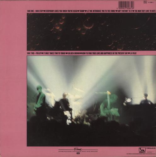 The Stranglers La Folie vinyl LP album (LP record) UK STRLPLA788708