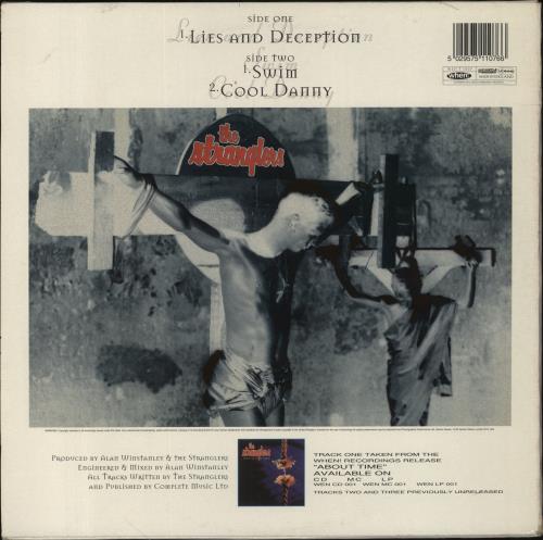 The Stranglers Lies & Deception 12" vinyl single (12 inch record / Maxi-single) UK STR12LI88278