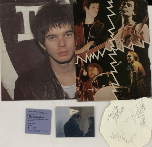 The Stranglers Rattus Norvegicus + Autographed Envelope vinyl LP album (LP record) UK STRLPRA593088