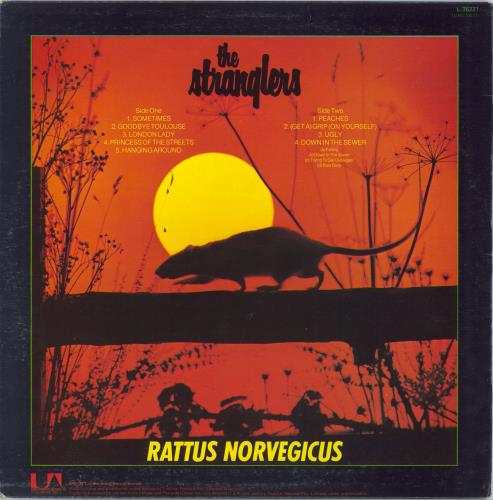 The Stranglers Rattus Norvegicus vinyl LP album (LP record) Australian STRLPRA795289