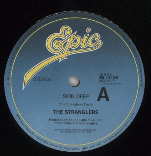 The Stranglers Skin Deep 12" vinyl single (12 inch record / Maxi-single) Australian STR12SK298029