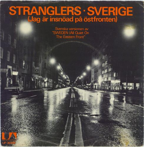 The Stranglers Sverige + P/S - VG 7" vinyl single (7 inch record / 45) Swedish STR07SV769955