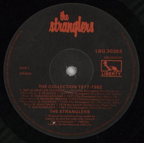 The Stranglers The Collection 1977-1982 - Hype sticker vinyl LP album (LP record) UK STRLPTH645607