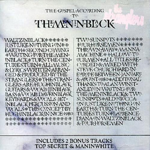 The Stranglers The Men In Black CD album (CDLP) UK STRCDTH292026