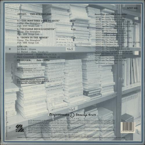 The Stranglers The Radio 1 Sessions - The Evening Show 12" vinyl single (12 inch record / Maxi-single) UK STR12TH292504