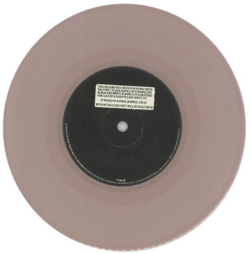 The Stranglers Walk On By - Mushroom Vinyl + Insert 7" vinyl single (7 inch record / 45) UK STR07WA303525