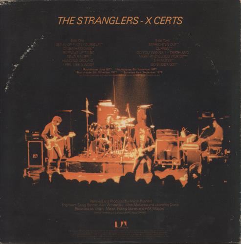 The Stranglers X Certs vinyl LP album (LP record) Japanese STRLPXC138357