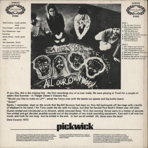 The Strawbs All Our Own Work - EX vinyl LP album (LP record) Dutch SRBLPAL132137