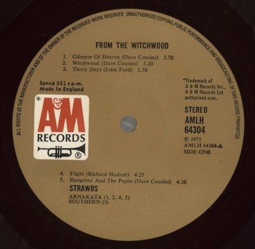 The Strawbs From The Witchwood - 1st vinyl LP album (LP record) UK SRBLPFR210477