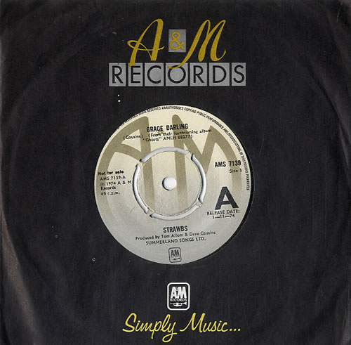The Strawbs Grace Darling 7" vinyl single (7 inch record / 45) UK SRB07GR630323