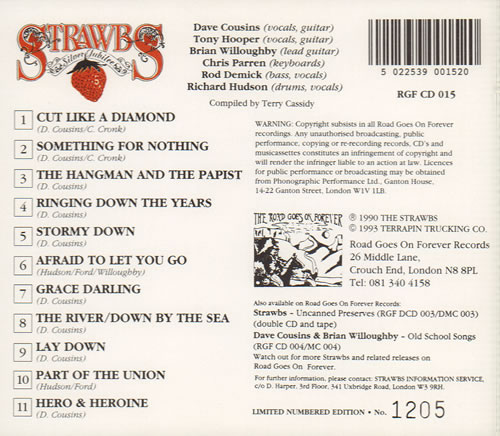 The Strawbs Greatest Hits Live CD album (CDLP) UK SRBCDGR642666