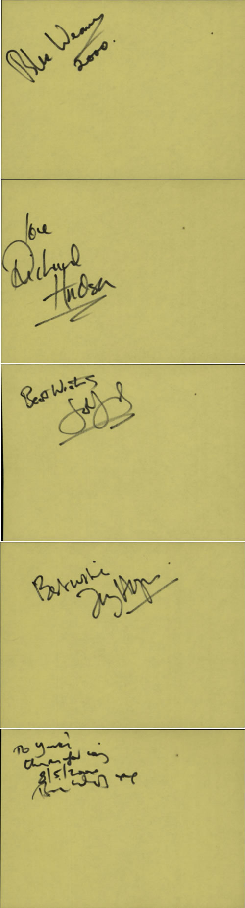 The Strawbs Pages From An Autograph Book memorabilia UK SRBMMPA601879