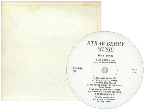 The Strawbs Strawberry Music Sampler No. 1 vinyl LP album (LP record) UK SRBLPST447082