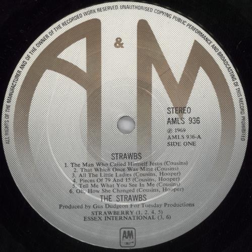 The Strawbs Strawbs - silver label vinyl LP album (LP record) UK SRBLPST762008