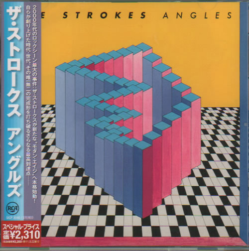The Strokes Angles CD album (CDLP) Japanese KESCDAN531425
