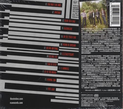 The Strokes First Impressions Of Earth CD album (CDLP) Taiwanese KESCDFI352117