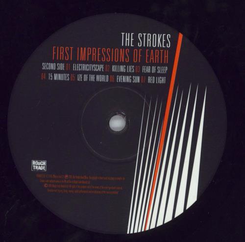 The Strokes First Impressions Of Earth vinyl LP album (LP record) UK KESLPFI823071