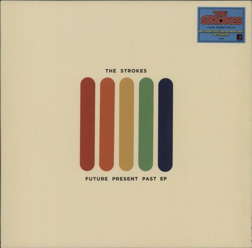 The Strokes Future Present Past EP 10" vinyl single (10 inch record) UK KES10FU680845