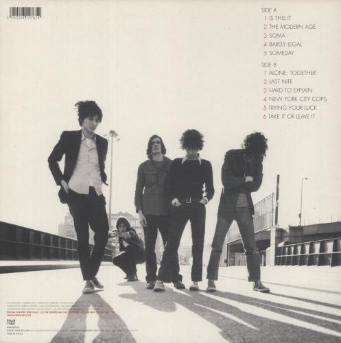 The Strokes Is This It vinyl LP album (LP record) UK KESLPIS195129