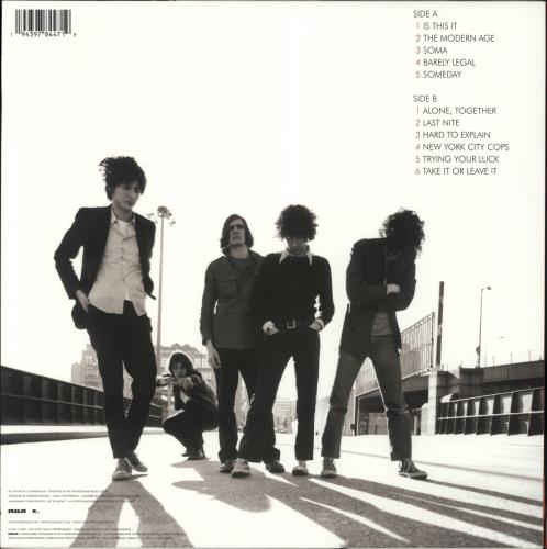 The Strokes Is This It vinyl LP album (LP record) UK KESLPIS881277