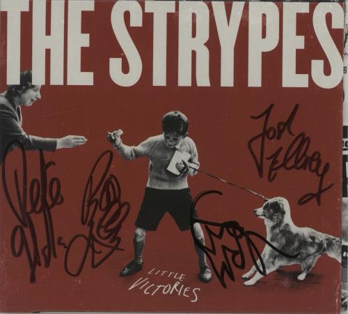 The Strypes Little Victories - Autographed CD album (CDLP) UK X3KCDLI661454