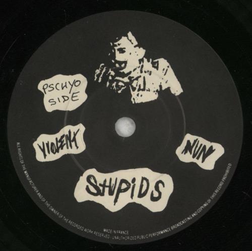 The Stupids Violent Nun 7" vinyl single (7 inch record / 45) UK T3S07VI866192