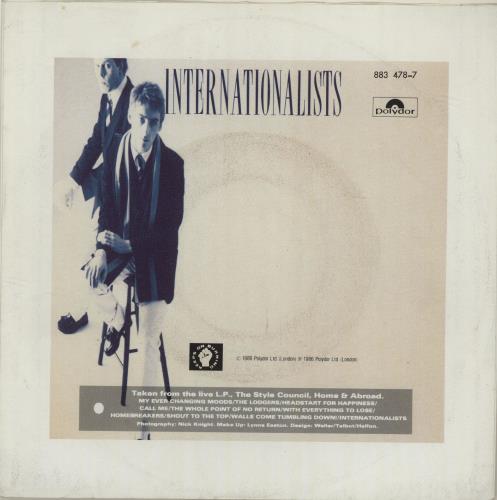 The Style Council (When You) Call Me 7" vinyl single (7 inch record / 45) Dutch STY07CA89962